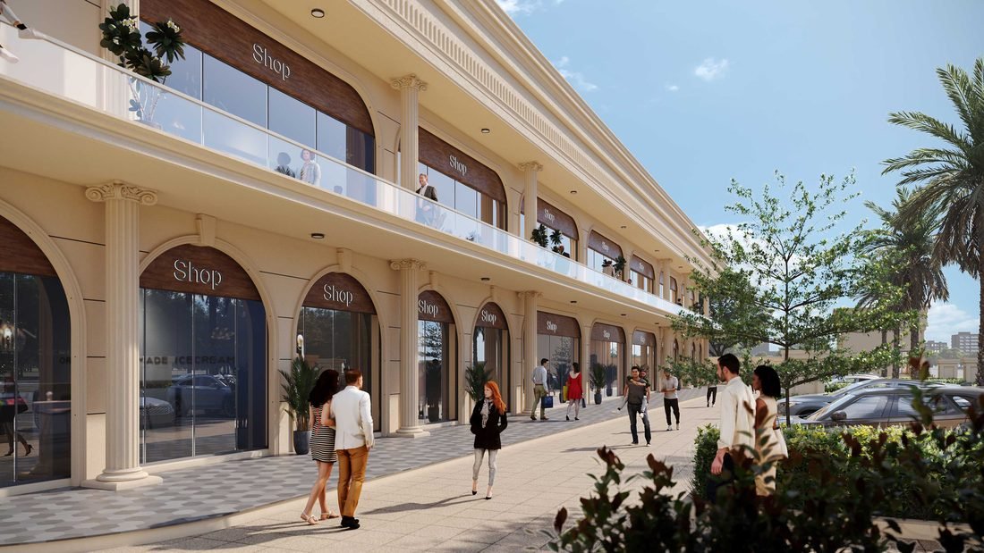 Commercial plaza